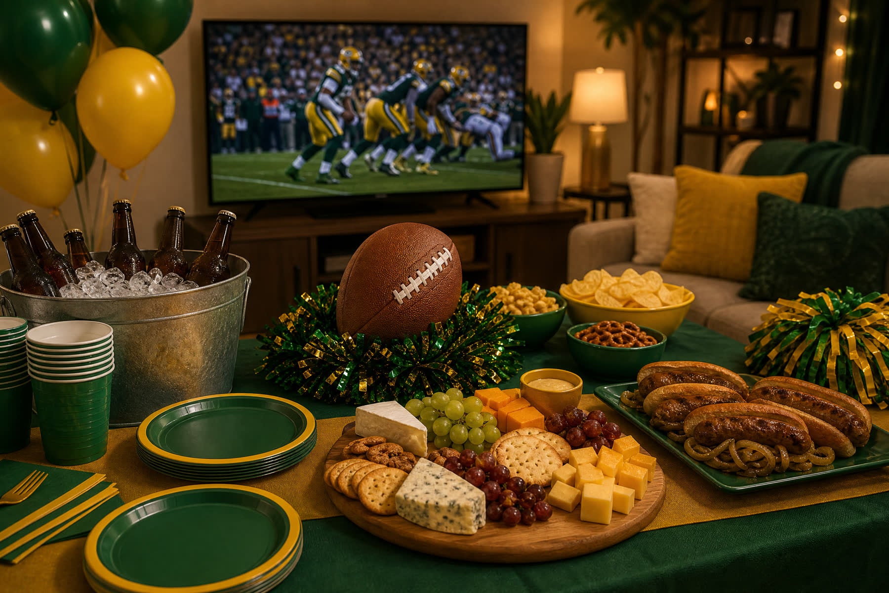 Cheese, Beer & Touchdowns: The Perfect Green Bay Packers Party