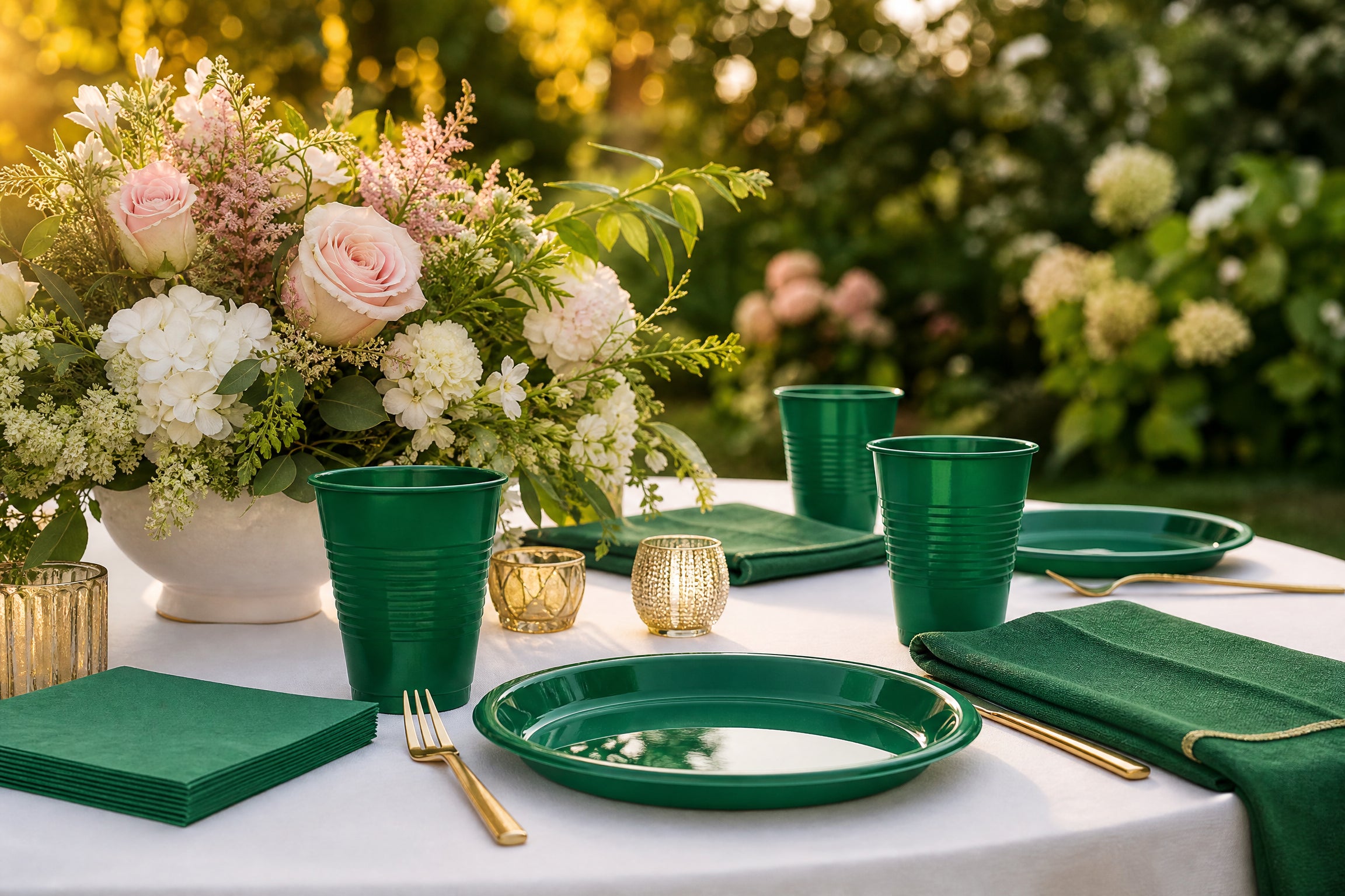 Emerald Green Party Ideas: St. Patrick's Day, Garden Parties & Tropical Themes