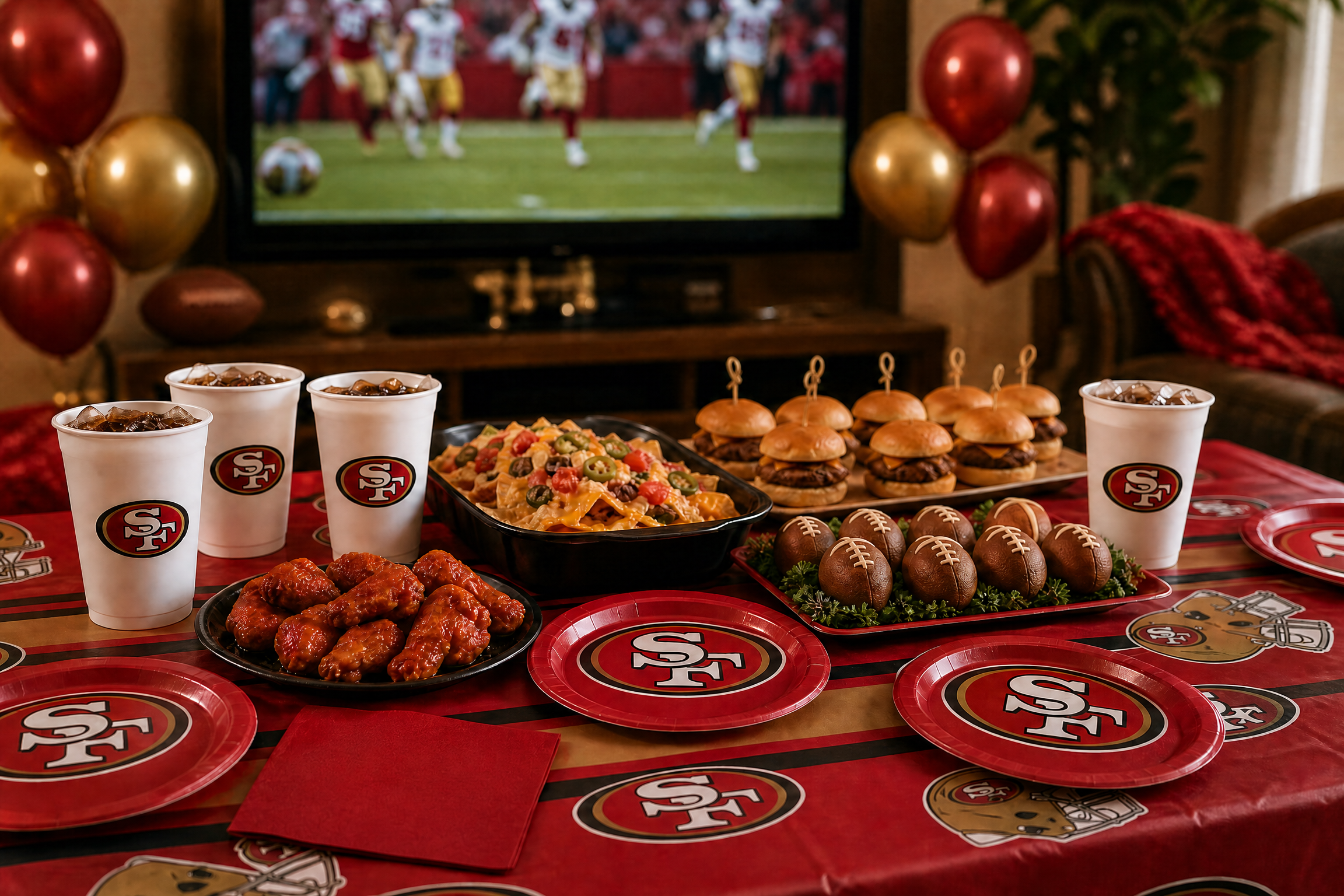 Gold Rush Game Day: How to Host a San Francisco 49ers Party