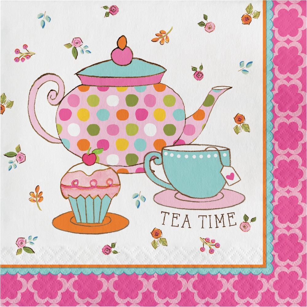 Tea Time Themed Party Tableware