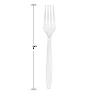 600ct Bulk Clear Bulk Plastic Forks