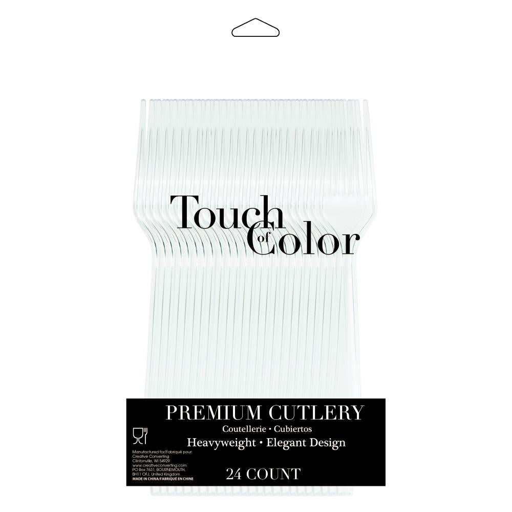 288ct Bulk Clear Plastic Forks