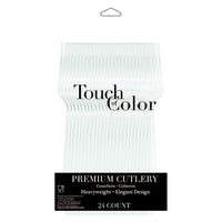 288ct Bulk Clear Plastic Forks