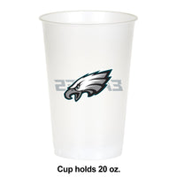 96ct Bulk Philadelphia Eagles 20 oz Plastic Cups