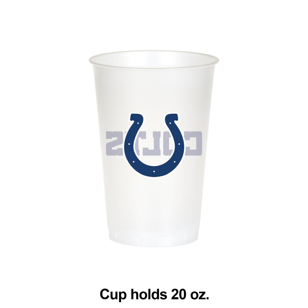 96ct Bulk Indianapolis Colts 20 oz Plastic Cups