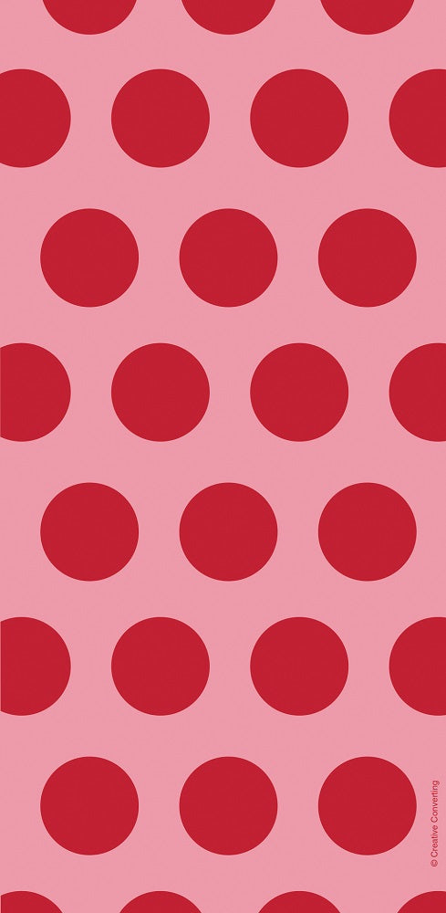 Bulk Cello Bags - Two Tone Cl Red Dots (240 per Case)