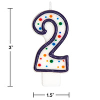 6ct Bulk Polka Dot #2 Candles