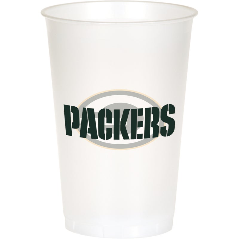 Bulk Green Bay Packers 20 oz Plastic Cups (96 per Case)