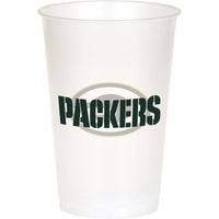 Bulk Green Bay Packers 20 oz Plastic Cups (96 per Case)
