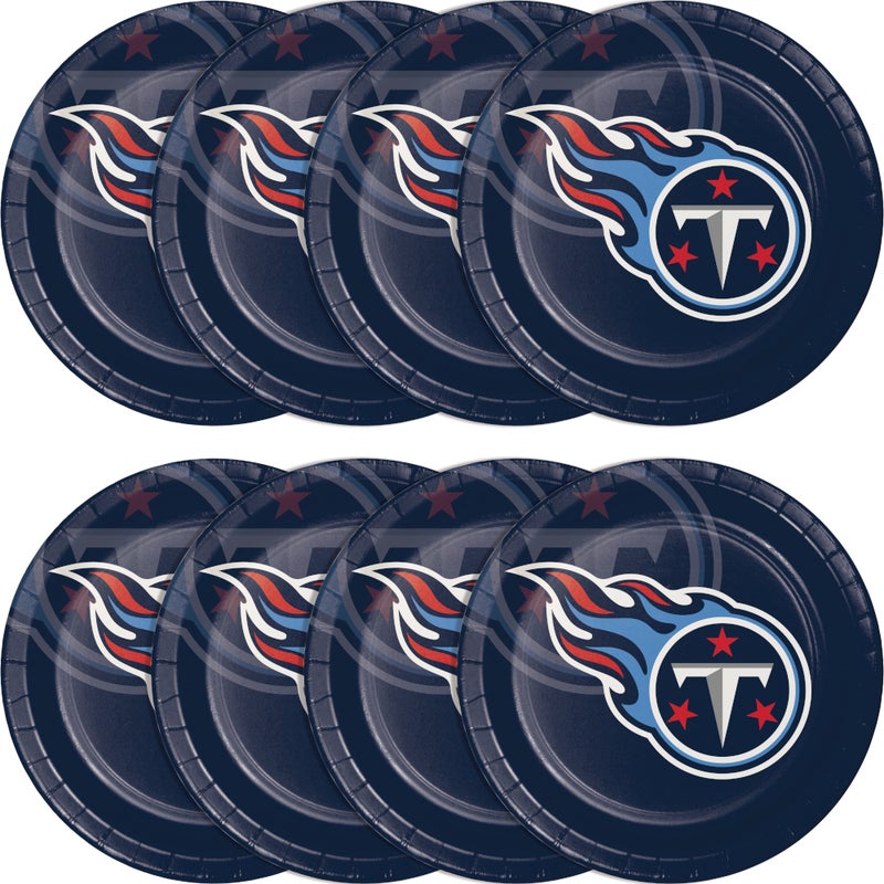 Bulk Tennessee Titans Paper Dinner Plates (96 per Case)