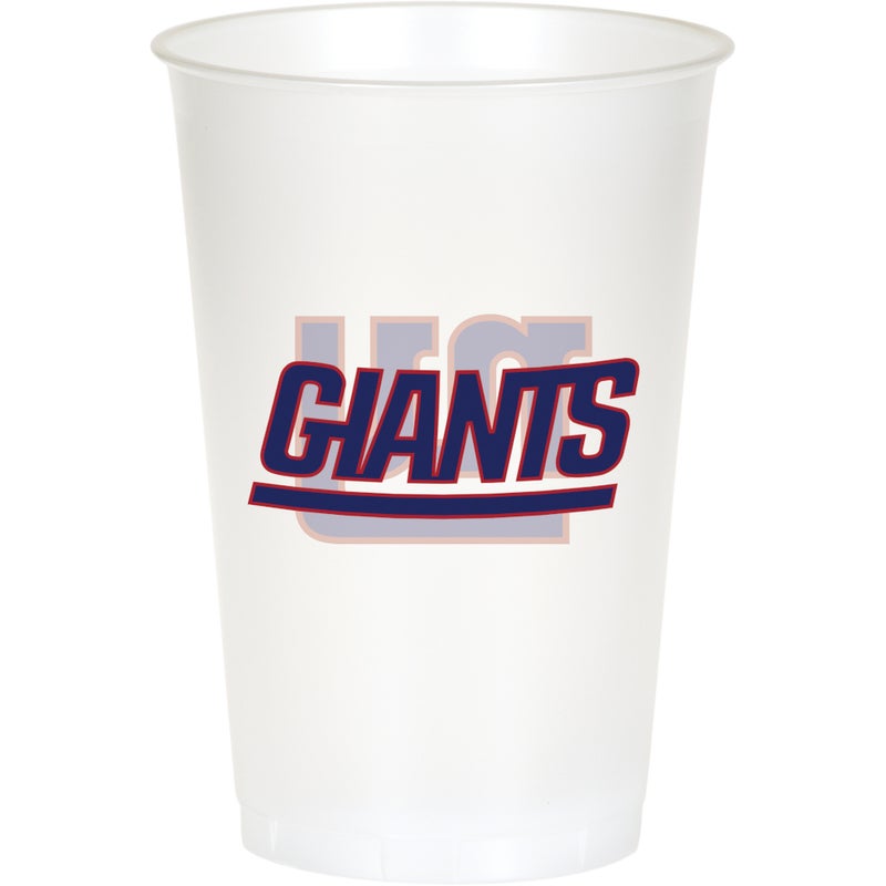 Bulk New York Giants 20 oz Plastic Cups (96 per Case)
