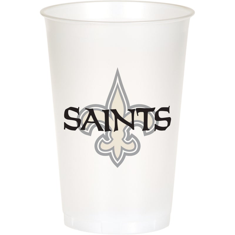 Bulk New Orleans Saints 20 oz Plastic Cups (96 per Case)