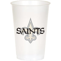 Bulk New Orleans Saints 20 oz Plastic Cups (96 per Case)