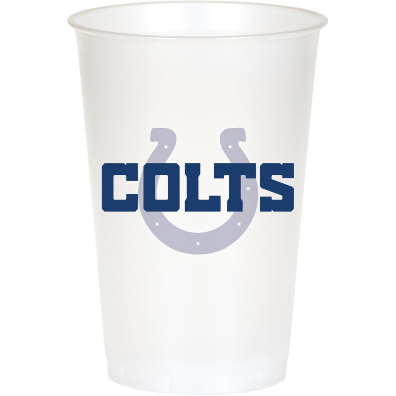Bulk Indianapolis Colts 20 oz Plastic Cups (96 per Case)