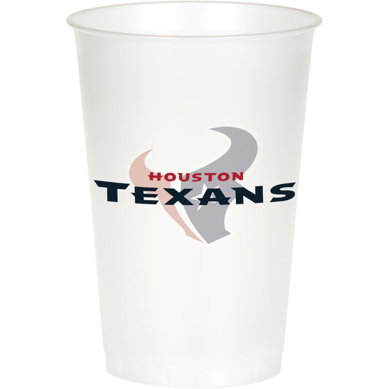 Bulk Houston Texans 20 oz Plastic Cups (96 per Case)
