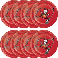 Bulk Tampa Bay Buccaneers Paper Dinner Plates (96 per Case)