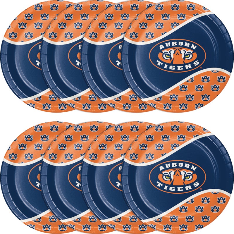 Bulk Auburn Paper Dinner Plate (96 per Case)