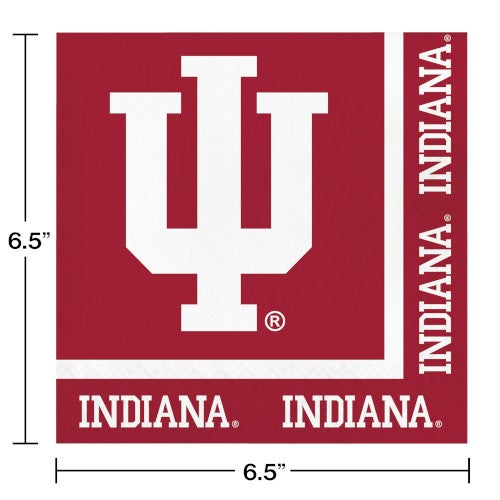 240ct Bulk Indiana University Luncheon Napkin