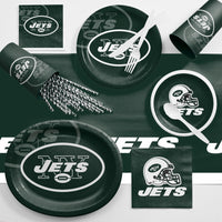 Bulk New York Jets Plastic Table Covers (12 per Case)