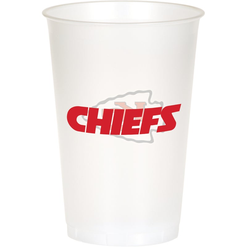 Bulk Kansas City Chiefs 20 oz Plastic Cups (96 per Case)