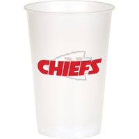 Bulk Kansas City Chiefs 20 oz Plastic Cups (96 per Case)