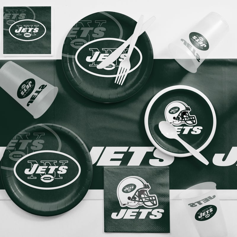 Bulk New York Jets Plastic Table Covers (12 per Case)