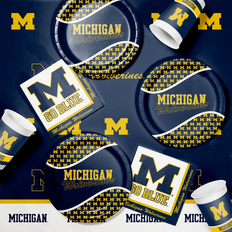 Bulk University of Michigan Wolverines Luncheon Napkin (240 per Case)