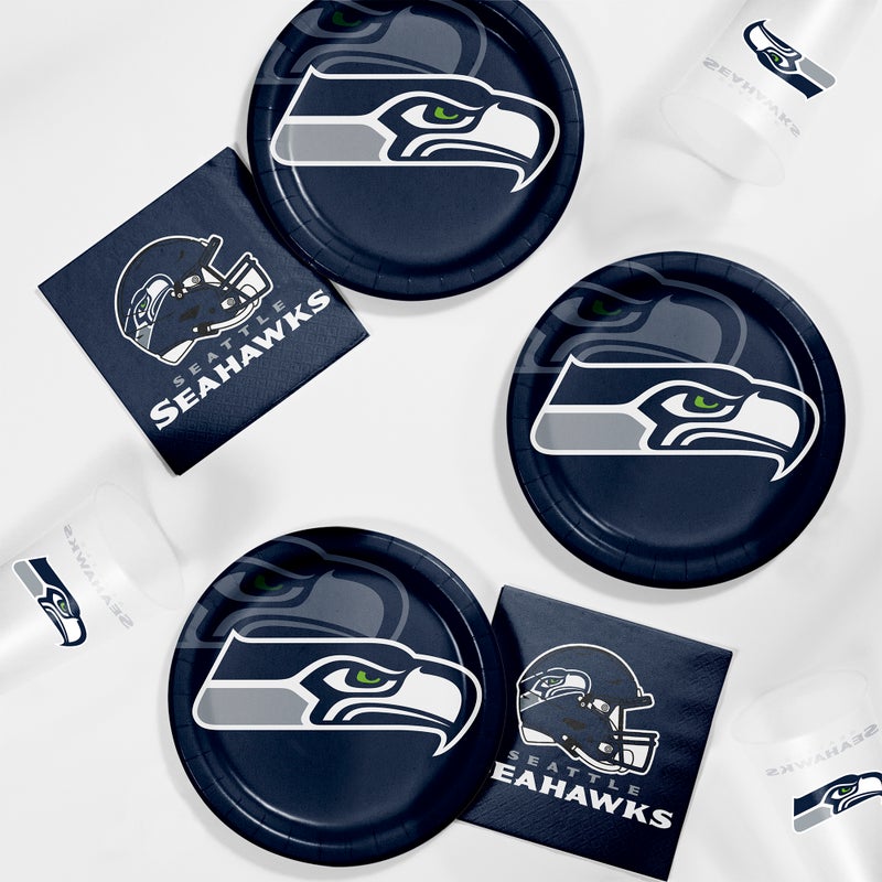 Bulk Seattle Seahawks Paper Dinner Plates (96 per Case)