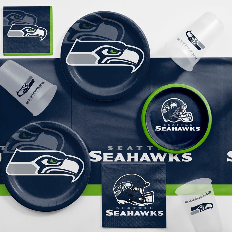Bulk Seattle Seahawks Paper Dinner Plates (96 per Case)