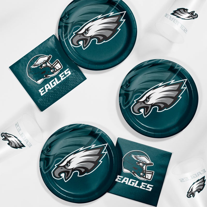 Bulk Philadelphia Eagles Paper Dessert Plates (96 per Case)