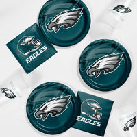 Bulk Philadelphia Eagles Paper Dessert Plates (96 per Case)