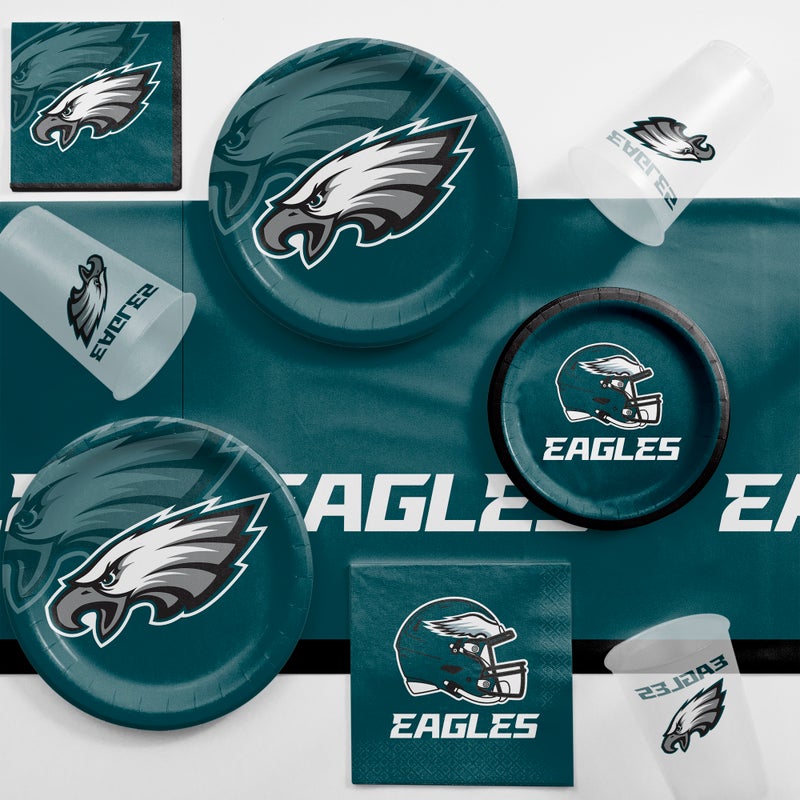 Bulk Philadelphia Eagles Paper Dessert Plates (96 per Case)