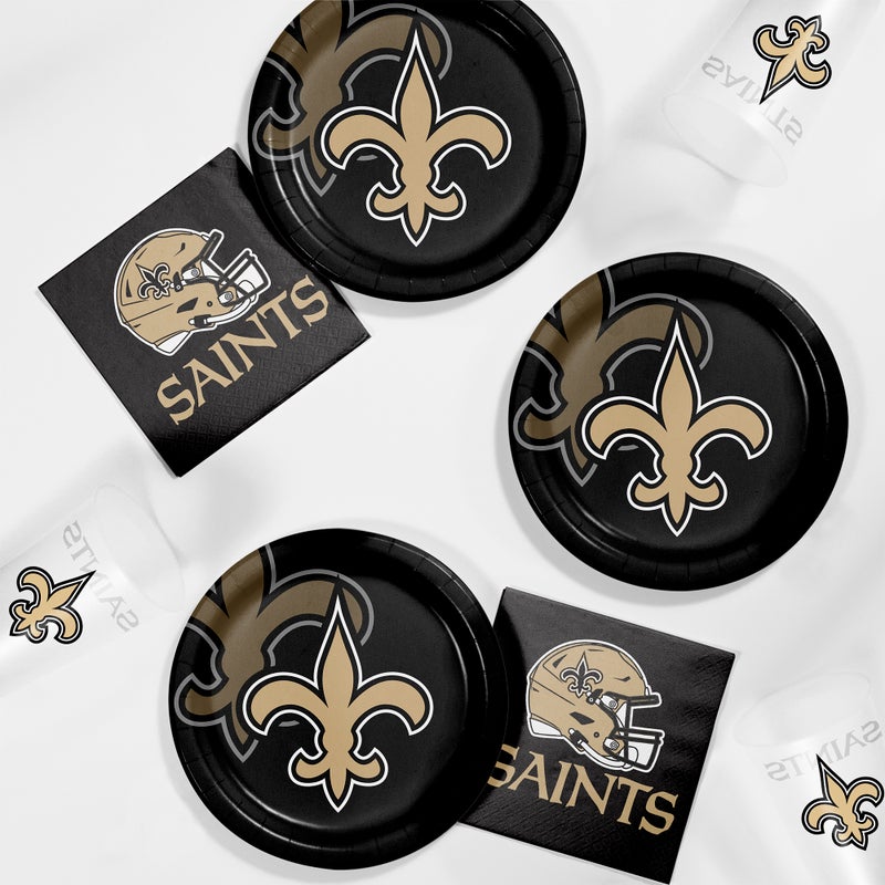 Bulk New Orleans Saints 20 oz Plastic Cups (96 per Case)