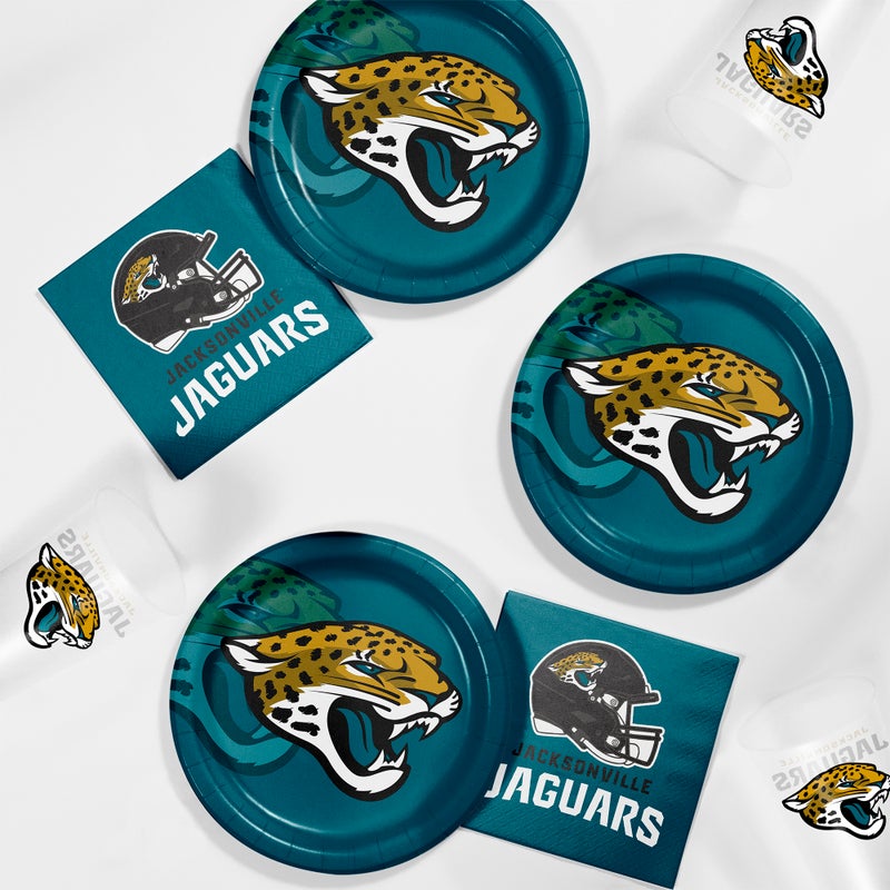 Bulk Jacksonville Jaguars Plastic Table Covers (12 per Case)