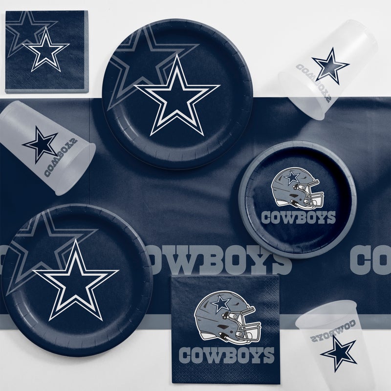 Bulk Dallas Cowboys Paper Dinner Plates (96 per Case)