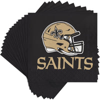 Bulk New Orleans Saints Luncheon Napkins (192 per Case)
