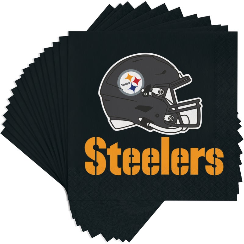 Bulk Pittsburgh Steelers Luncheon Napkins (192 per Case)