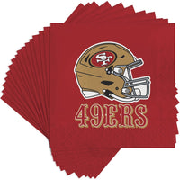 Bulk San Francisco 49ers Luncheon Napkins (192 per Case)
