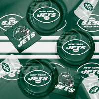 Bulk New York Jets Plastic Table Covers (12 per Case)