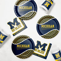 Bulk University of Michigan Wolverines Luncheon Napkin (240 per Case)