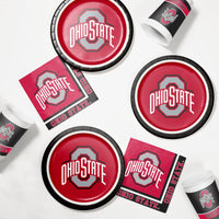 Bulk Ohio State Buckeyes 20 oz Plastic Cups (96 per Case)