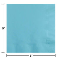 Beverage Napkin 2ply - Pastel Blue Party Decoration from Bulk Party Decorations