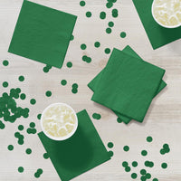 Beverage Napkin 2ply - Emerald Green Party Decoration from Bulk Party Decorations