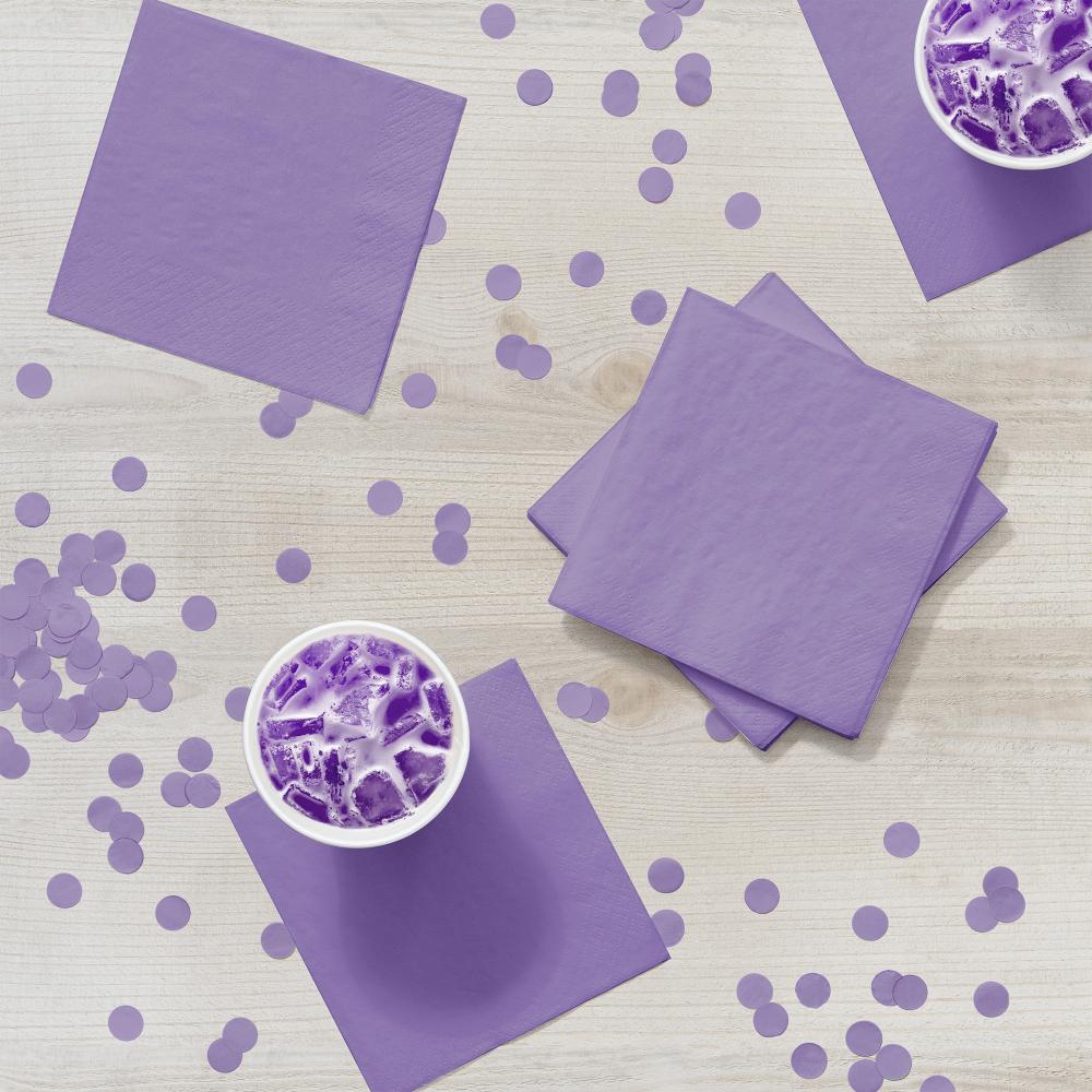 Beverage Napkin 2ply - Luscious Lavender Party Decoration from Bulk Party Decorations
