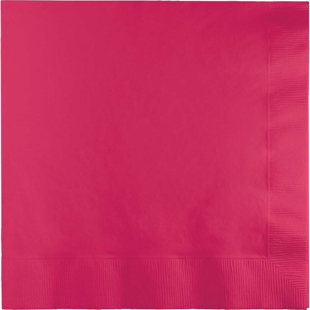 Luncheon Napkin 2ply - Hot Magenta Party Decoration from Bulk Party Decorations