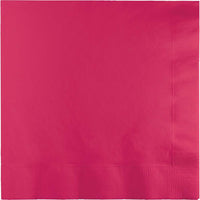 Luncheon Napkin 2ply - Hot Magenta Party Decoration from Bulk Party Decorations