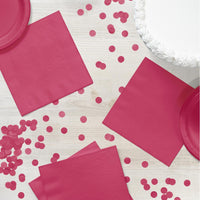 Luncheon Napkin 2ply - Hot Magenta Party Decoration from Bulk Party Decorations