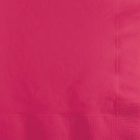 Beverage Napkin 2ply - Hot Magenta Party Decoration from Bulk Party Decorations