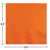 Luncheon Napkin 2ply - Sunkissed Orange Party Decoration from Bulk Party Decorations