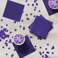 Beverage Napkin 2ply - Purple Party Decoration from Bulk Party Decorations